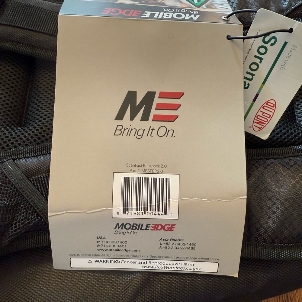 Mobile Edge Scanfast Backpack 2 - Picture 10 of 10